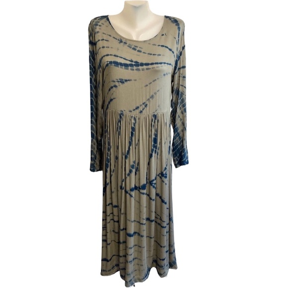 Anthropologie Eliska Tie-Dye Maxi Dress shortened hem Dolan left coast M - Picture 2 of 15